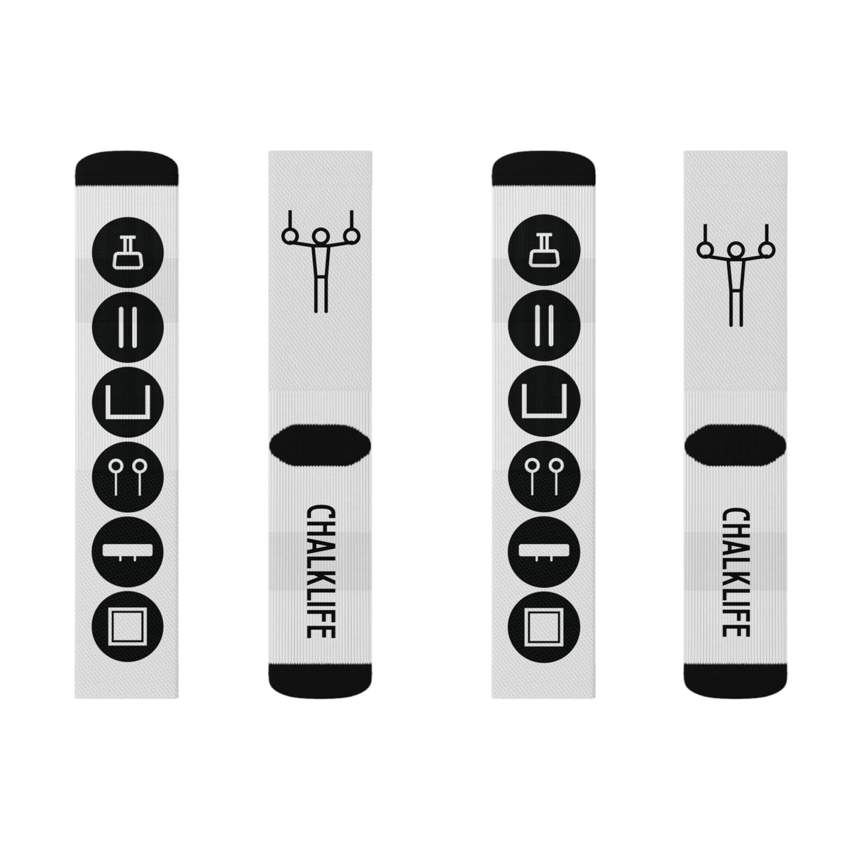 Men's Gymnastics Events Socks - Chalklife, LLC