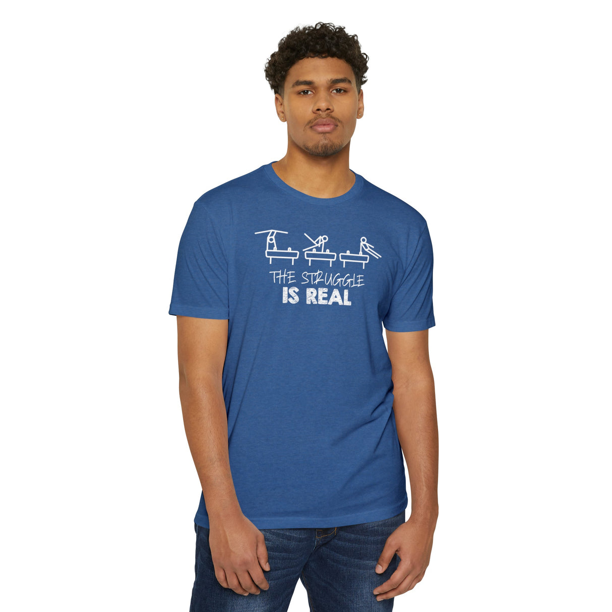 Pommel Horse "The Struggle is Real" T-Shirt - Chalklife, LLC