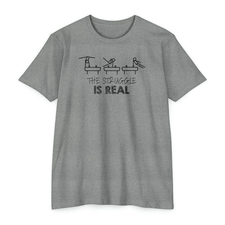 Pommel Horse "The Struggle is Real" T-Shirt - Chalklife, LLC