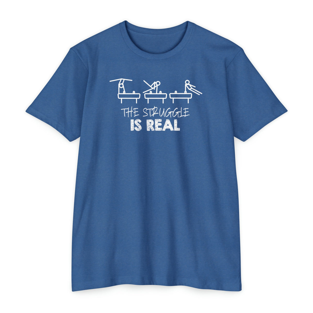 Pommel Horse "The Struggle is Real" T-Shirt - Chalklife, LLC