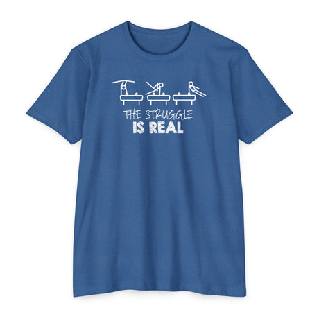 Pommel Horse "The Struggle is Real" T-Shirt - Chalklife, LLC