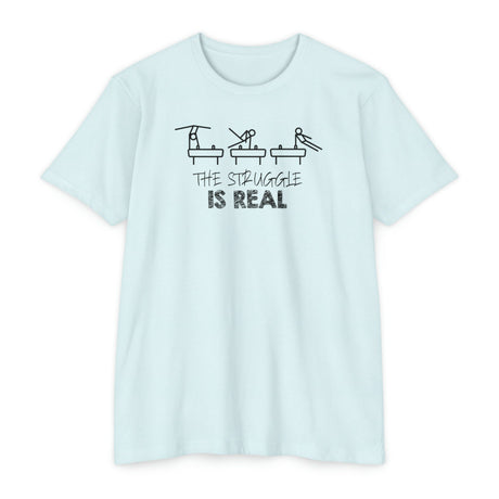 Pommel Horse "The Struggle is Real" T-Shirt - Chalklife, LLC