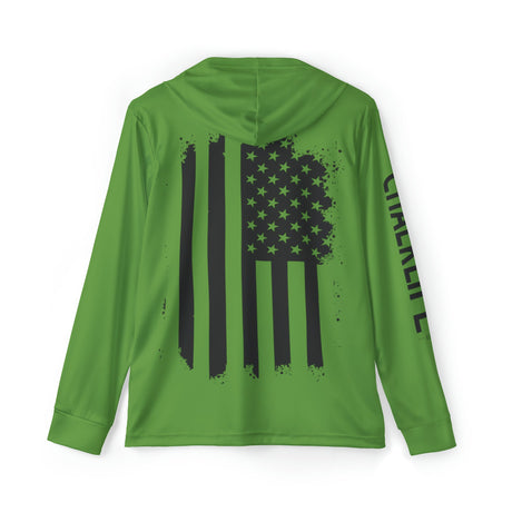 Women's Gymnastics Events Icon Hoodie - Green - Chalklife, LLC