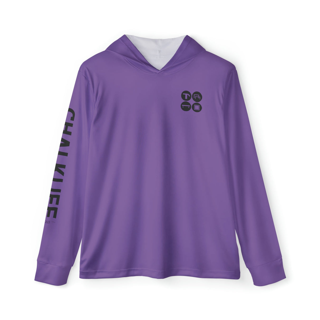 Women's Gymnastics Events Icon Hoodie - Purple - Chalklife, LLC