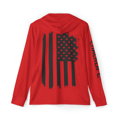 Women's Gymnastics Events Icon Hoodie - Red - Chalklife, LLC