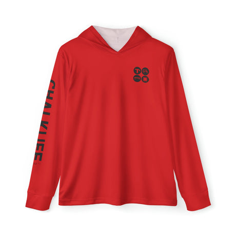 Women's Gymnastics Events Icon Hoodie - Red - Chalklife, LLC