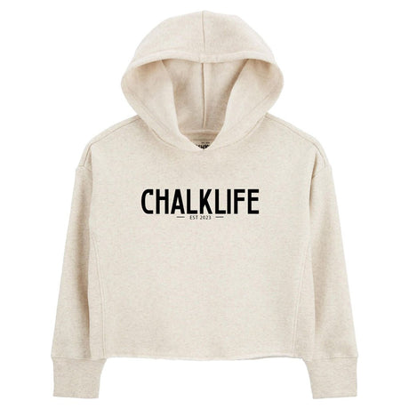 Youth - Chalklife Girl's Cropped Hoodie - Chalklife, LLC