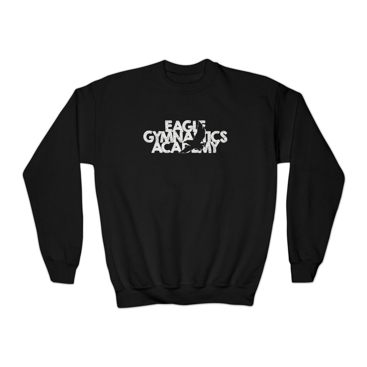 Youth - Eagle Gymnastics (Front) - Crewneck Sweatshirt - Chalklife, LLC
