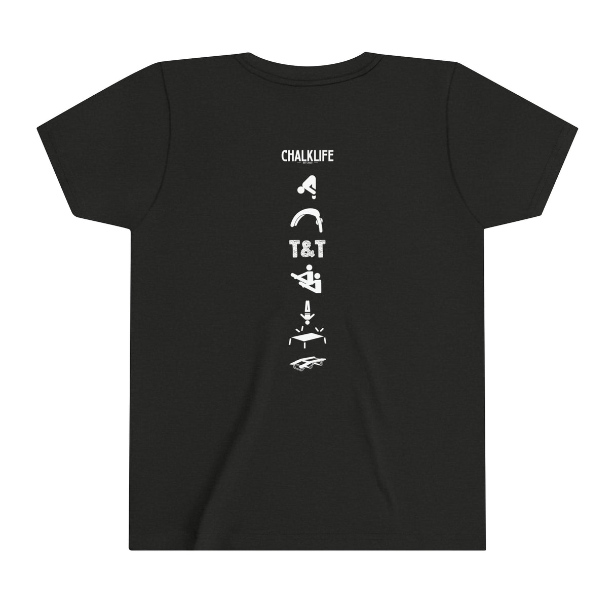Youth - Eagle Gymnastics (Front) - Trampoline & Tumbling Events Spine - Chalklife, LLC