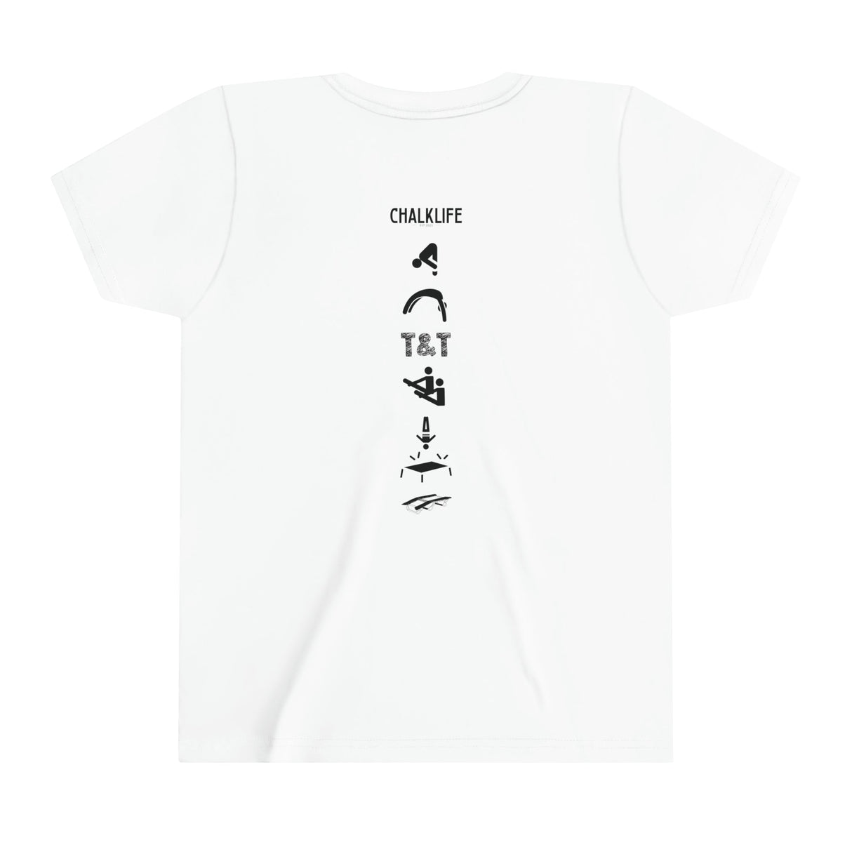 Youth - Eagle Gymnastics (Front) - Trampoline & Tumbling Events Spine - Chalklife, LLC
