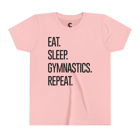 Youth - Eat. Sleep. Gymnastics. Repeat. - Chalklife, LLC