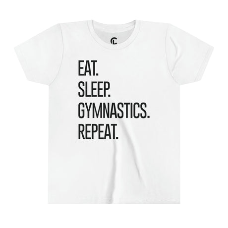 Youth - Eat. Sleep. Gymnastics. Repeat. - Chalklife, LLC