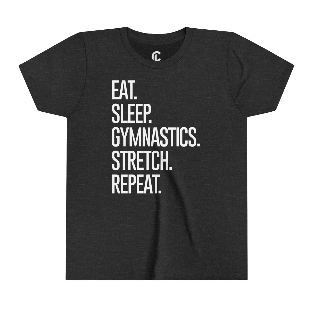 Youth - Eat. Sleep. Gymnastics. Stretch. Repeat. - Chalklife, LLC