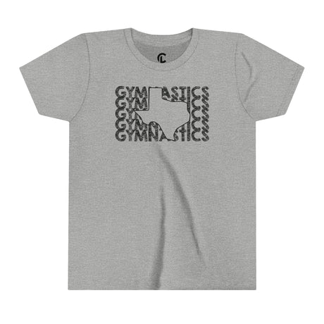 Youth - "Texas Gymnastics" T-Shirt - Chalklife, LLC
