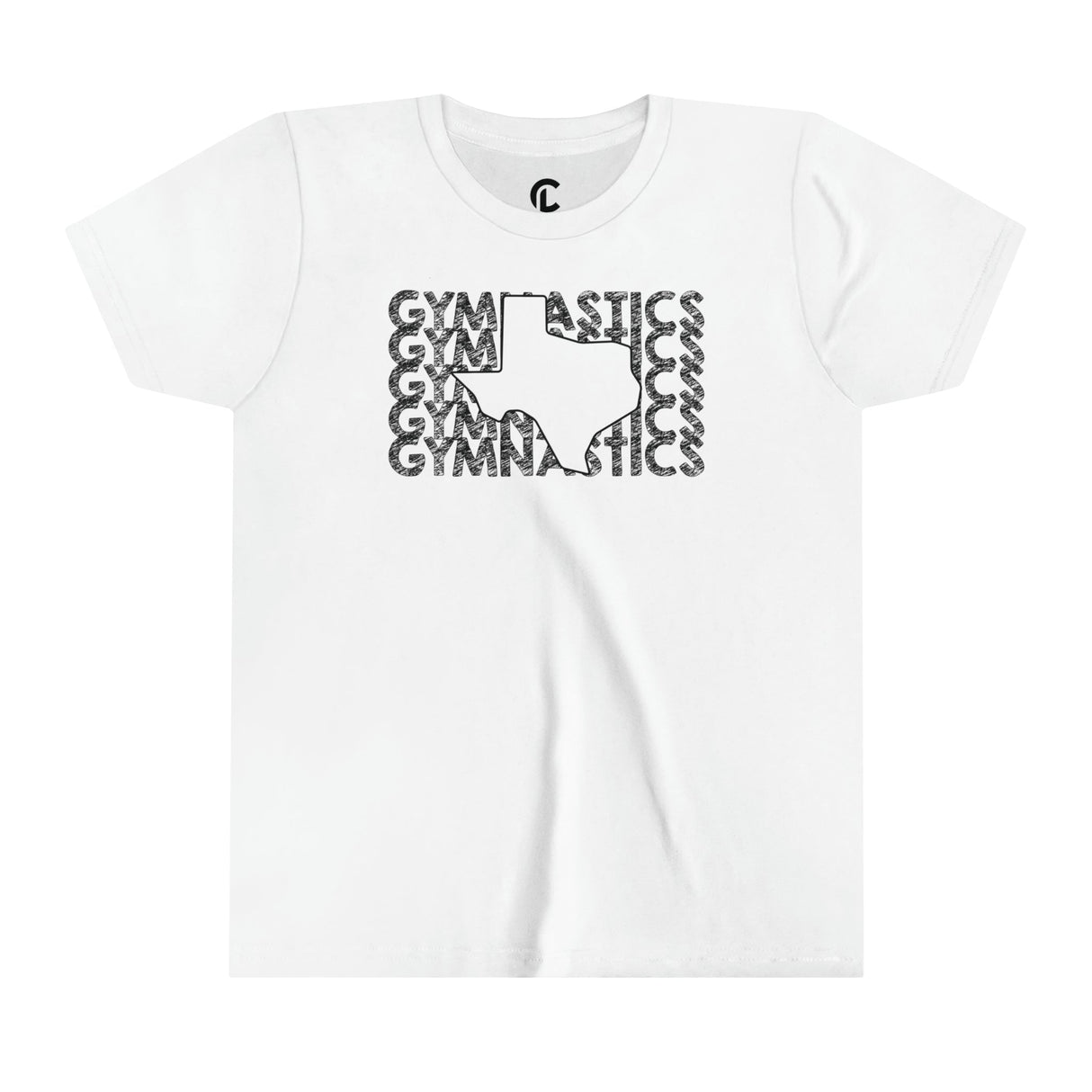 Youth - "Texas Gymnastics" T-Shirt - Chalklife, LLC