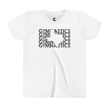 Youth - "Texas Gymnastics" T-Shirt - Chalklife, LLC