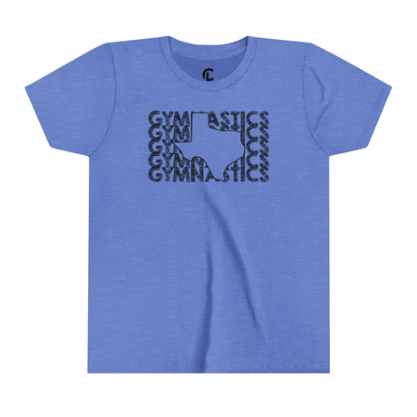 Youth - "Texas Gymnastics" T-Shirt - Chalklife, LLC