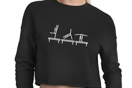 Unique and fashionable t-shirts, sweatshirts and beyond, all designed to help you express your love for gymnastics.