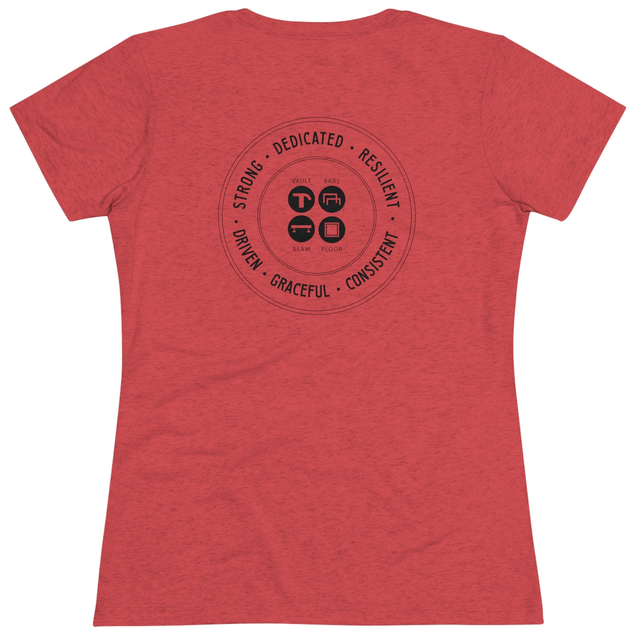 Women's Gymnastics Stamp T-Shirt (Fitted) – Chalklife, LLC