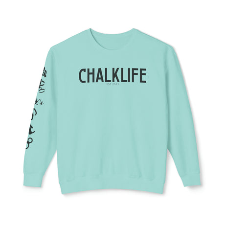Chalklife - Climbing Events Unisex Lightweight Crewneck Sweatshirt