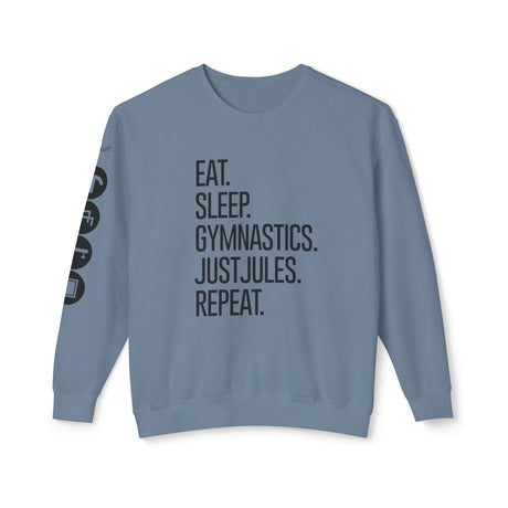 JustJules - Women's Gymnastics Events Sleeve - Lightweight Crewneck Sweatshirt