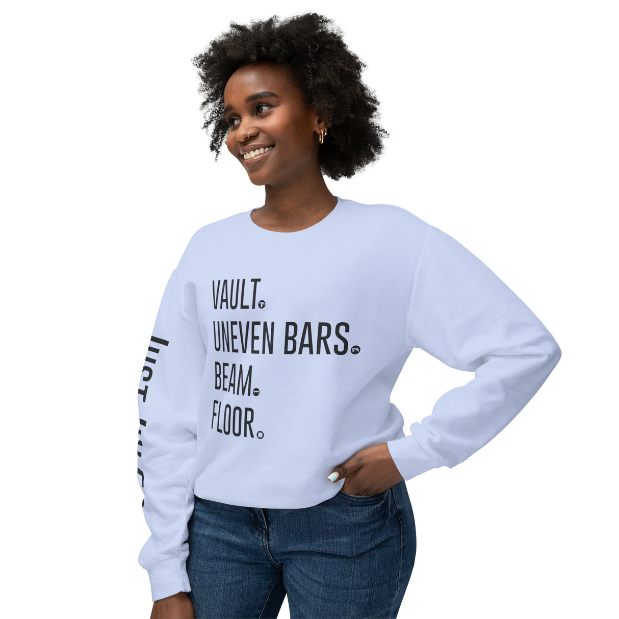 JUSTJULES - Lightweight Crewneck Sweatshirt