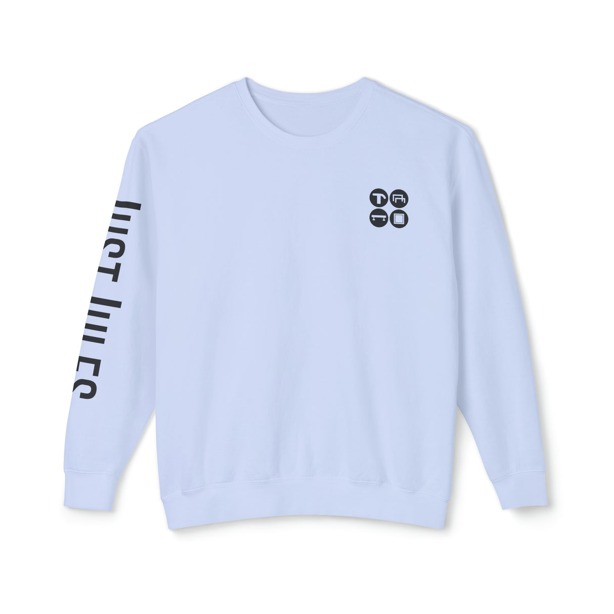 JUSTJULES - Event Icons Lightweight Crewneck Sweatshirt