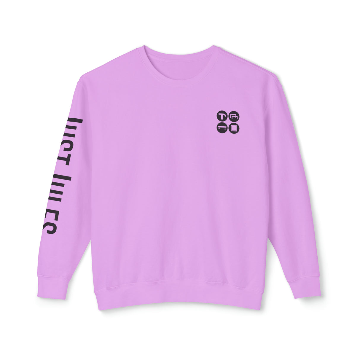 JUSTJULES - Event Icons Lightweight Crewneck Sweatshirt