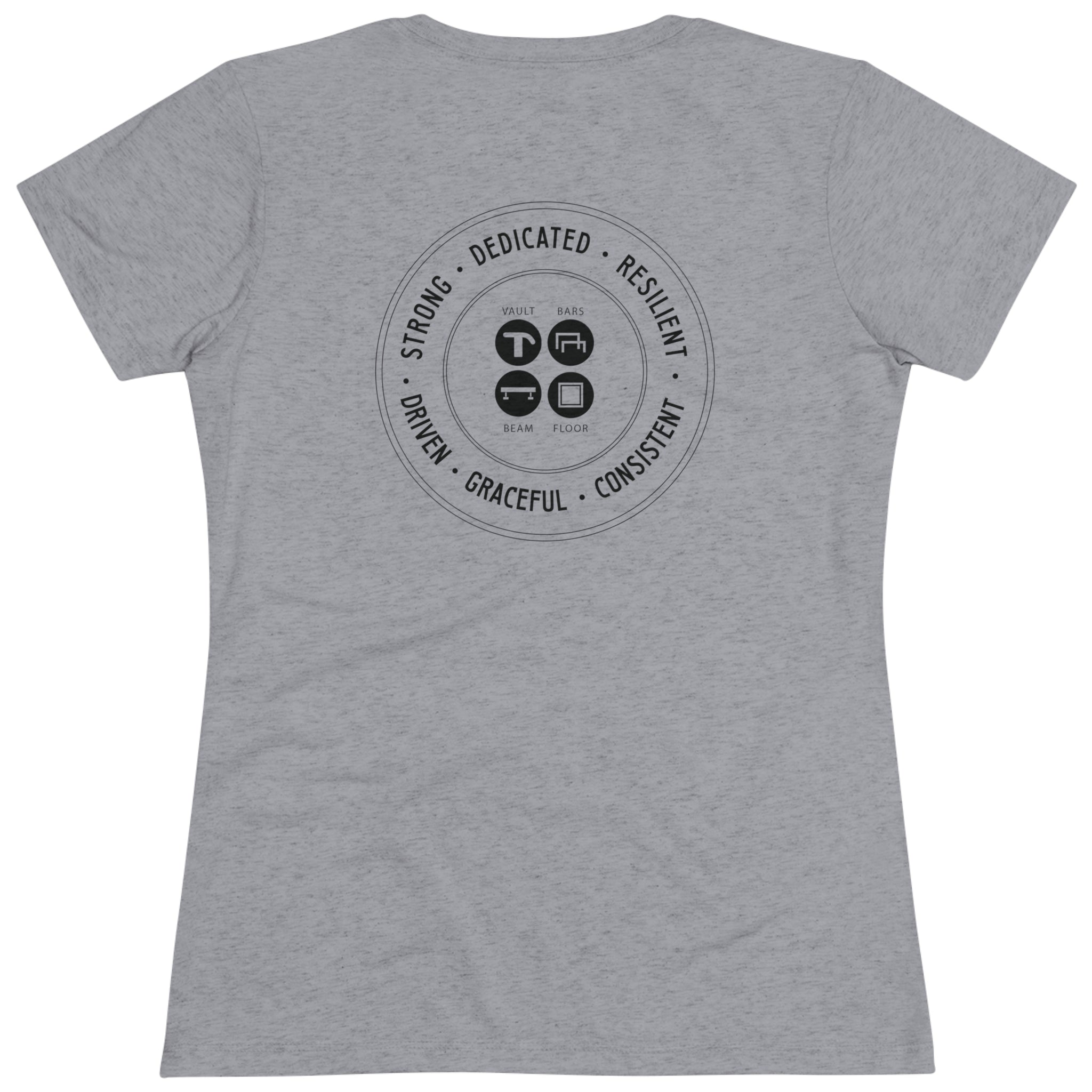 Women's Gymnastics Stamp T-Shirt (Fitted) – Chalklife, LLC