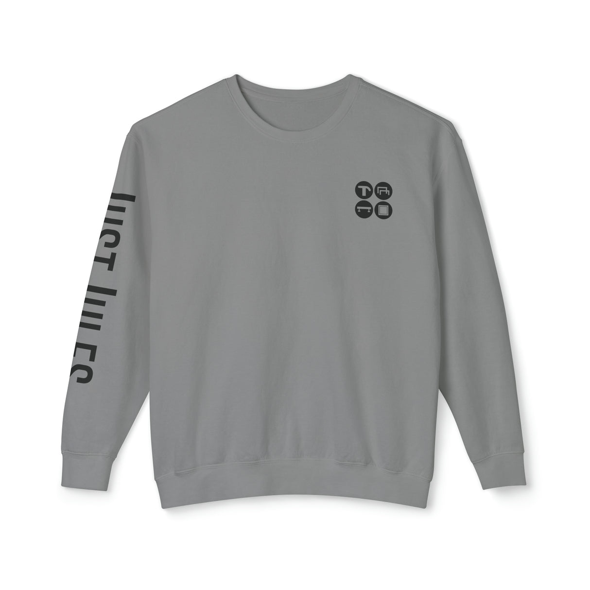 JUSTJULES - Event Icons Lightweight Crewneck Sweatshirt