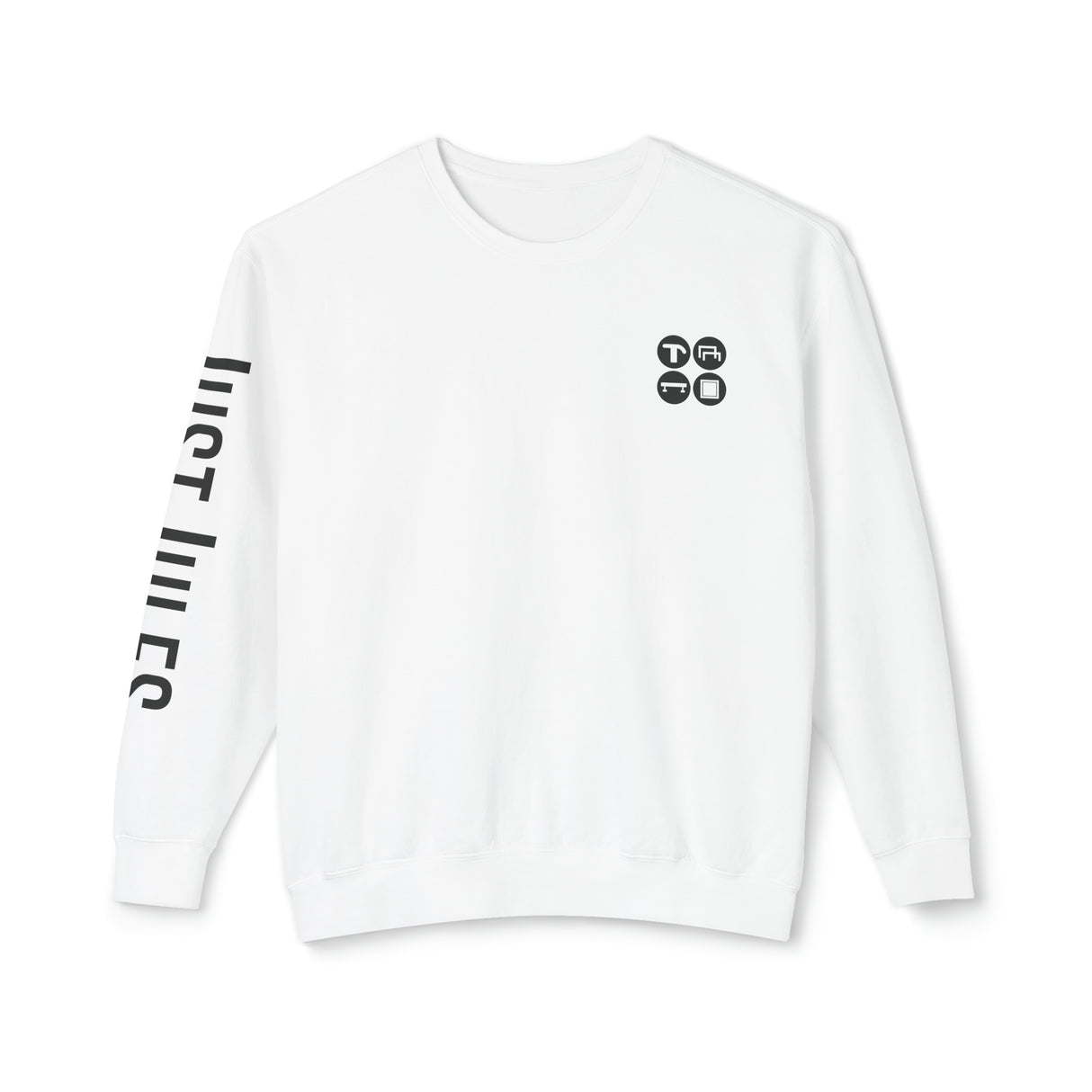 JUSTJULES - Event Icons Lightweight Crewneck Sweatshirt