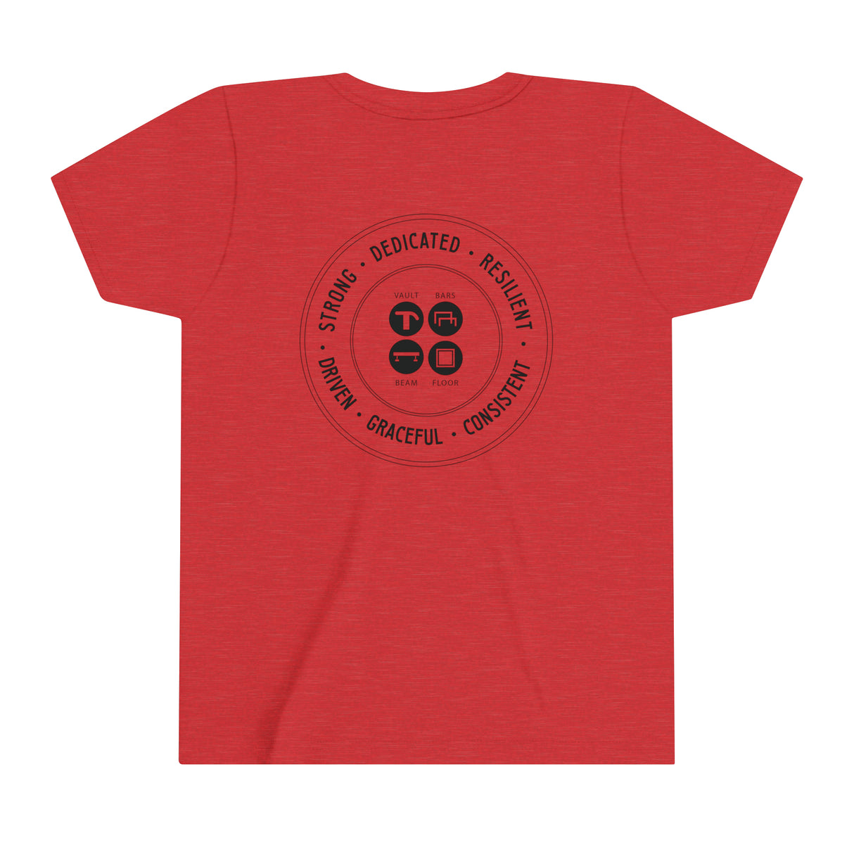 Youth - Girl's Gymnastics Stamp T-Shirt