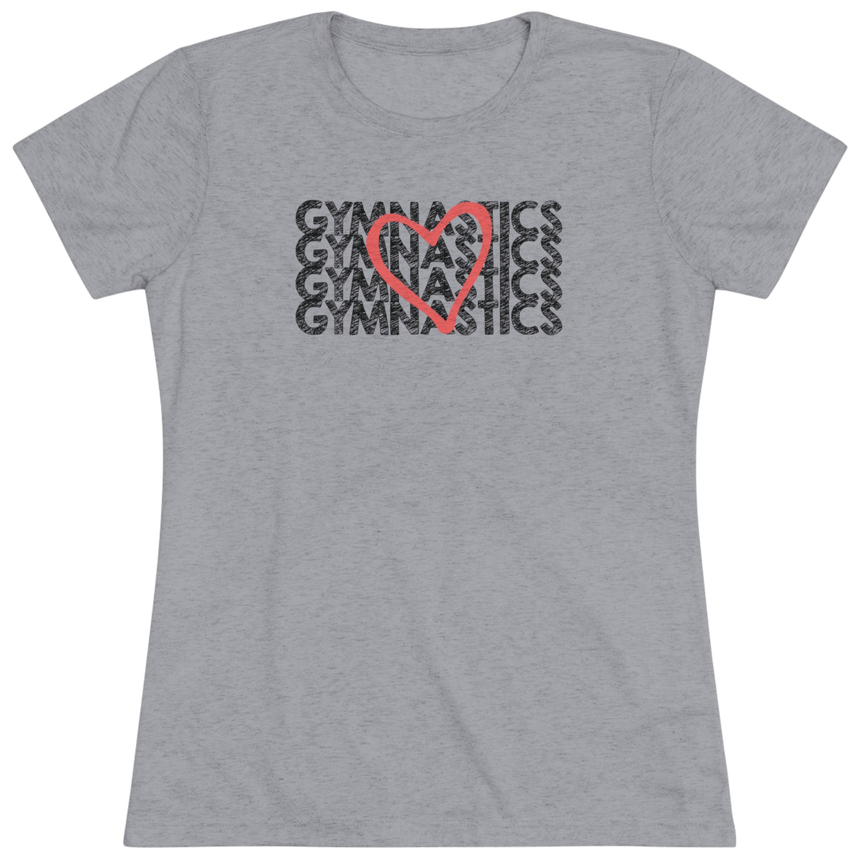 "Gymnastics Love" T-Shirt - Fitted