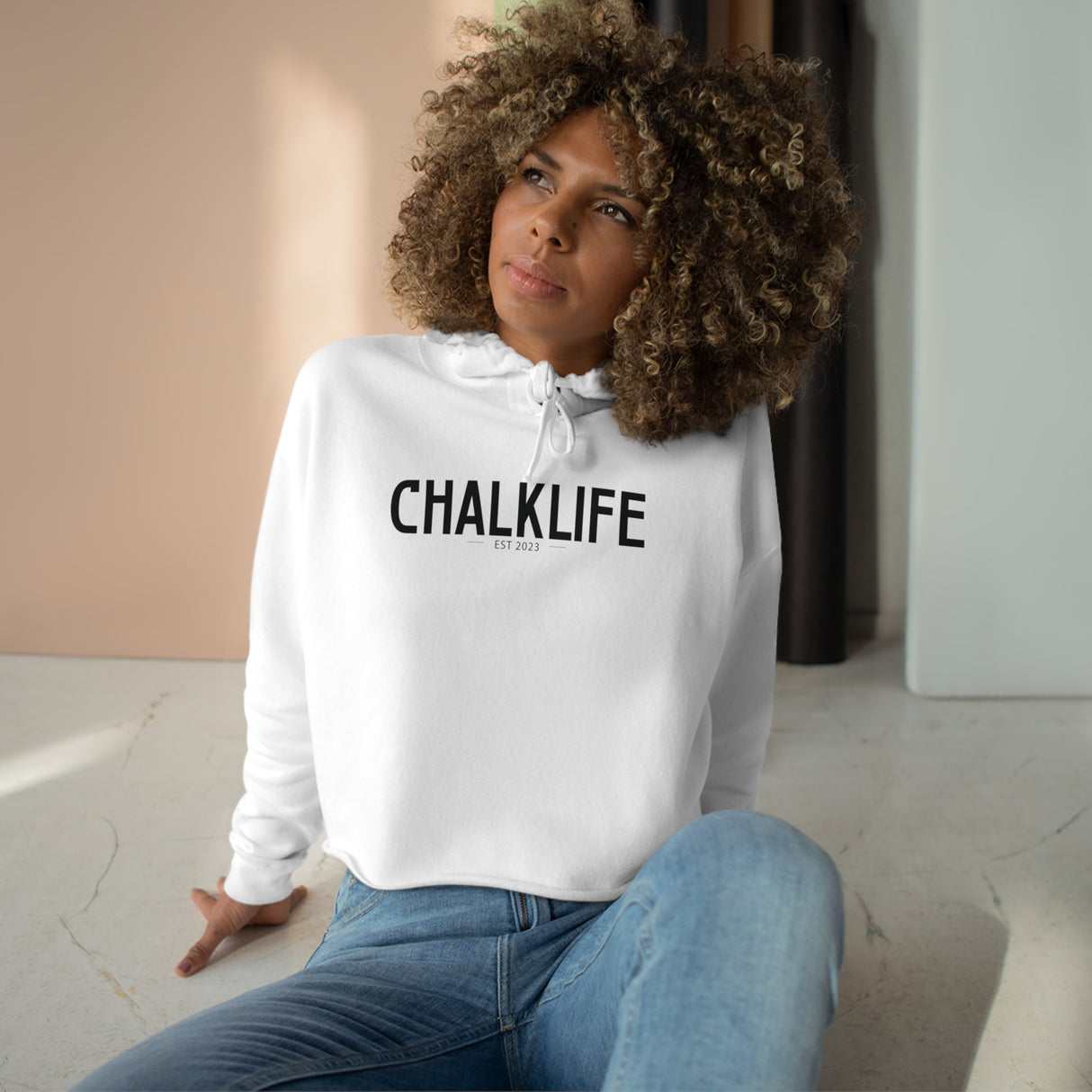 Chalklife - Crop Hoodie