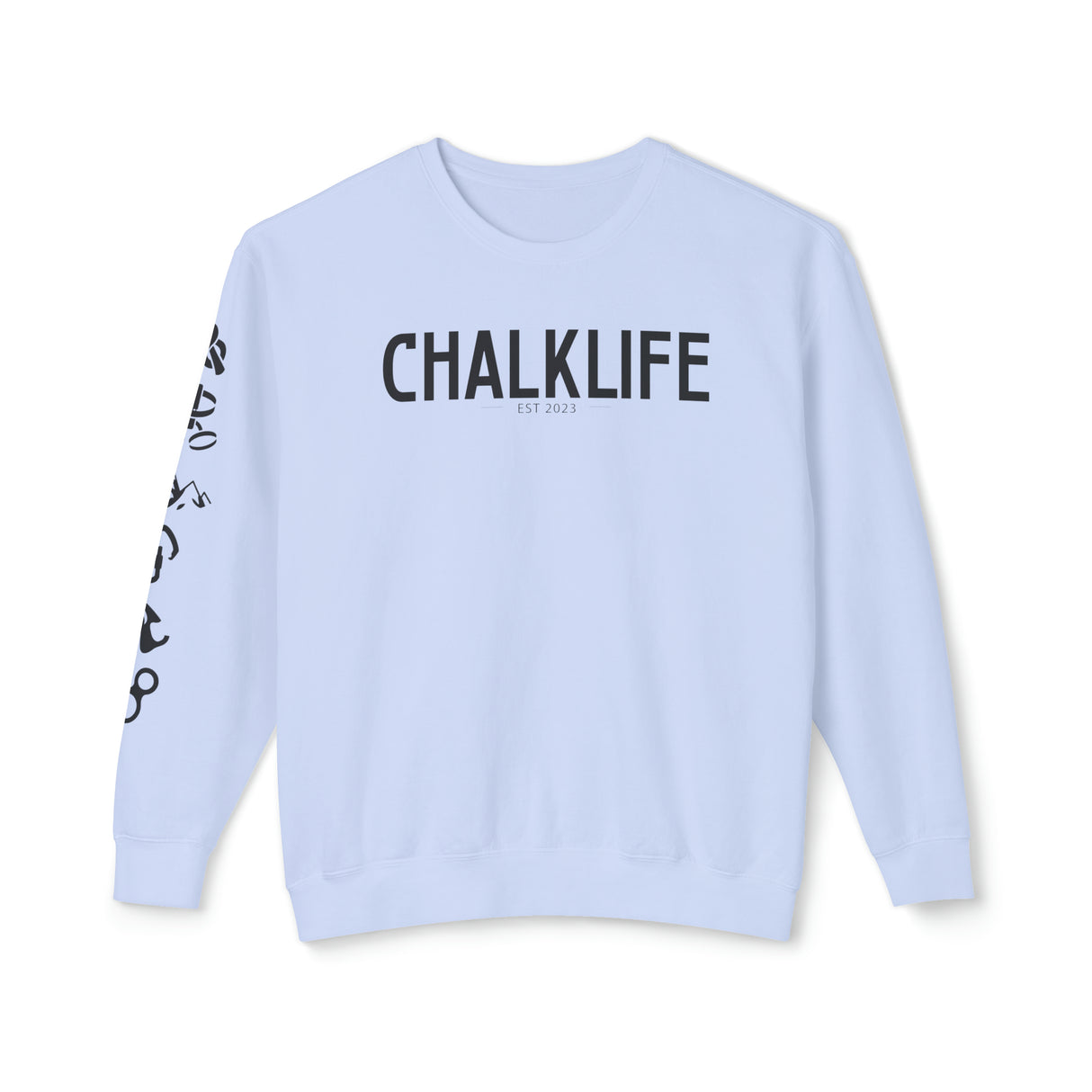 Chalklife - Climbing Events Unisex Lightweight Crewneck Sweatshirt