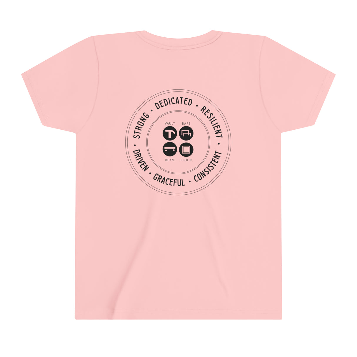 Youth - Girl's Gymnastics Stamp T-Shirt