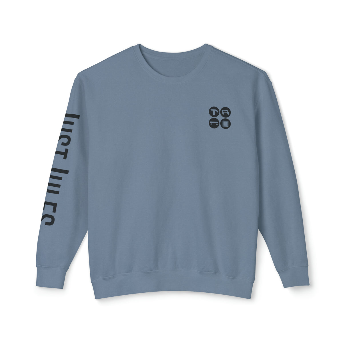 JUSTJULES - Event Icons Lightweight Crewneck Sweatshirt