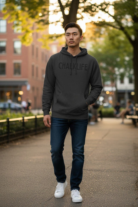 Chalklife - Charcoal Hoodie Sweatshirt - Chalklife, LLC