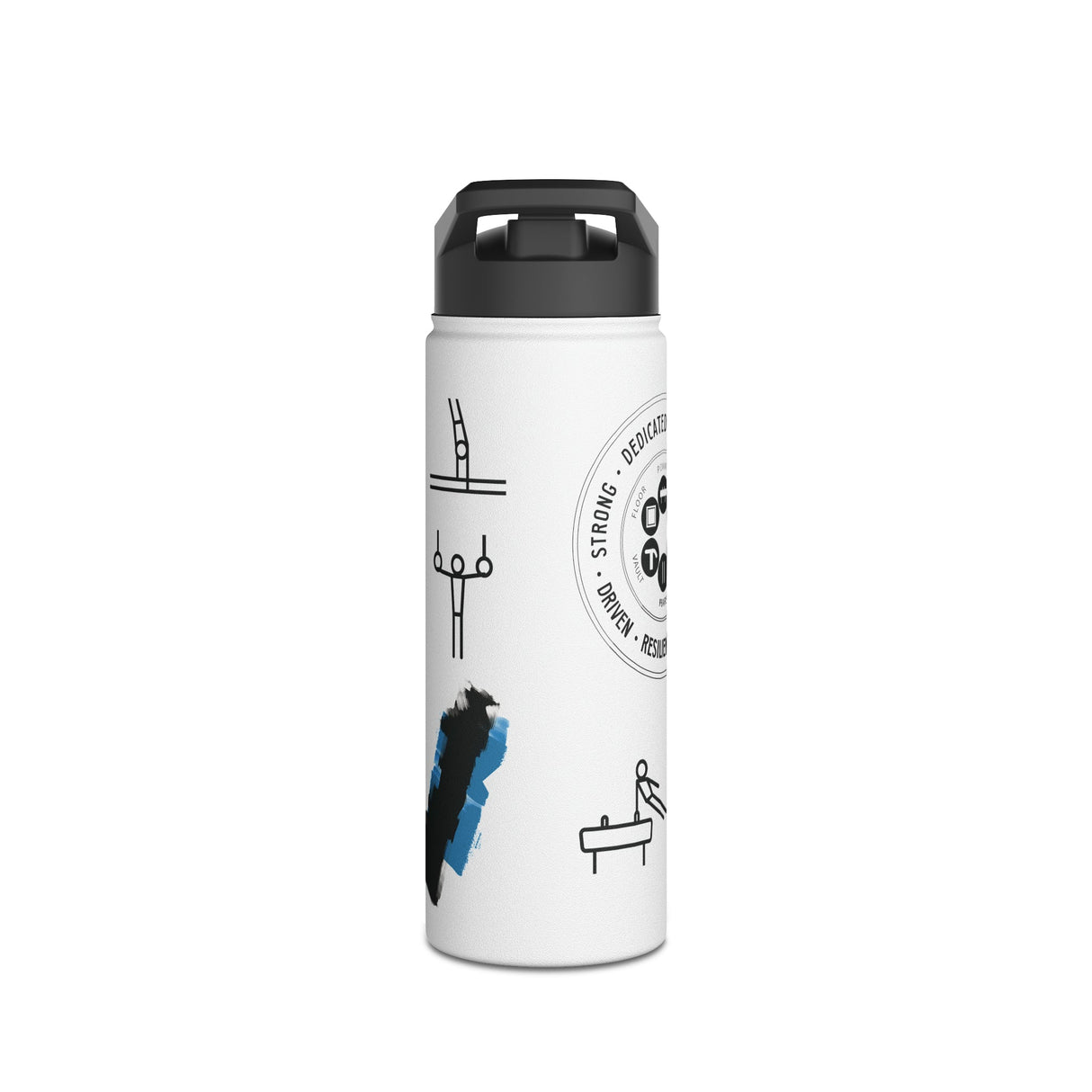 Chalklife - Men's Gymanstics Stainless Steel Water Bottle, Standard Lid - Chalklife, LLC