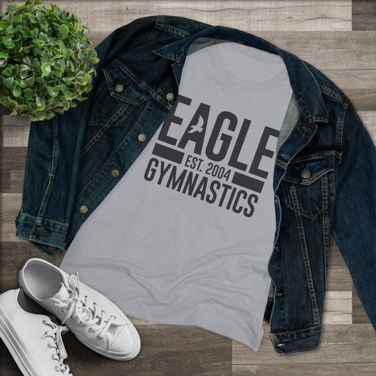 Eagle Gymnastics - Est. 2004 (Women's Fitted) - Chalklife, LLC