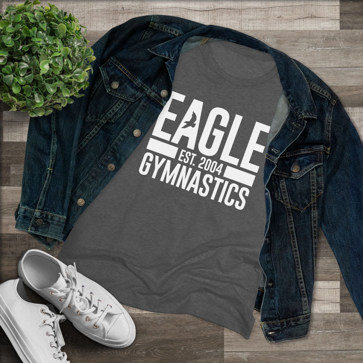 Eagle Gymnastics - Est. 2004 (Women's Fitted) - Chalklife, LLC