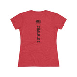 Eat. Sleep. Gymnastics. Repeat. - Women's Fitted - Chalklife, LLC