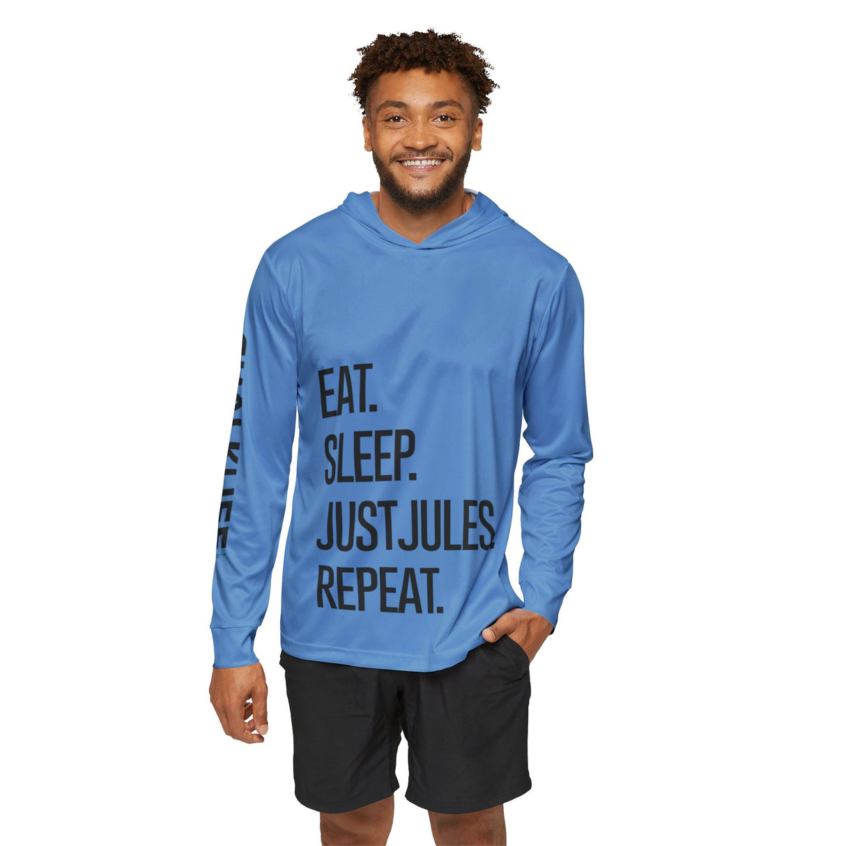 JUSTJULES - Eat. Sleep. JUSTJULES. Repeat. Performance - Blue - Chalklife, LLC