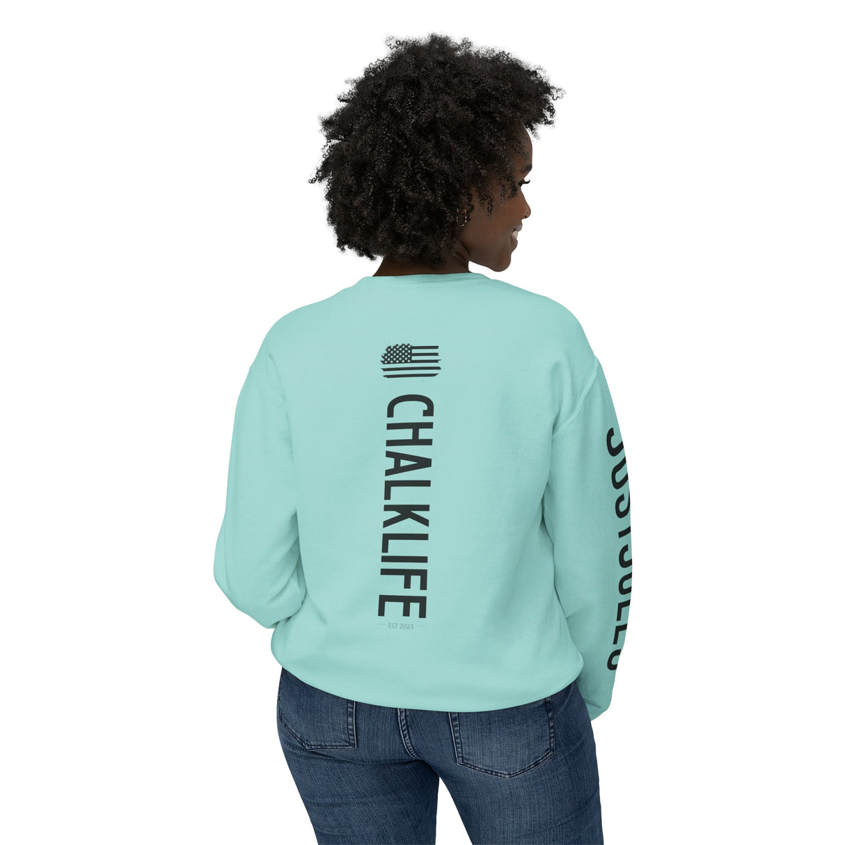 JUSTJULES - Event Icons Lightweight Crewneck Sweatshirt - Chalklife, LLC