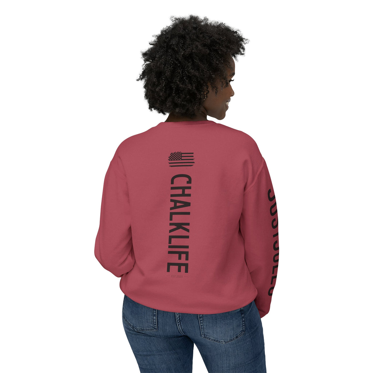 JUSTJULES - Event Icons Lightweight Crewneck Sweatshirt - Chalklife, LLC