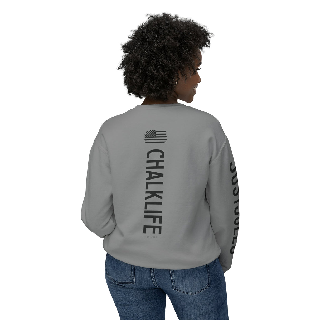 JUSTJULES - Event Icons Lightweight Crewneck Sweatshirt - Chalklife, LLC