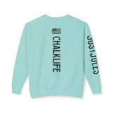 JUSTJULES - Men's Event Icons Lightweight Crewneck Sweatshirt - Chalklife, LLC