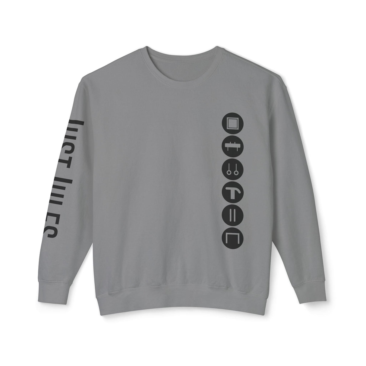 JUSTJULES - Men's Event Icons Lightweight Crewneck Sweatshirt - Chalklife, LLC