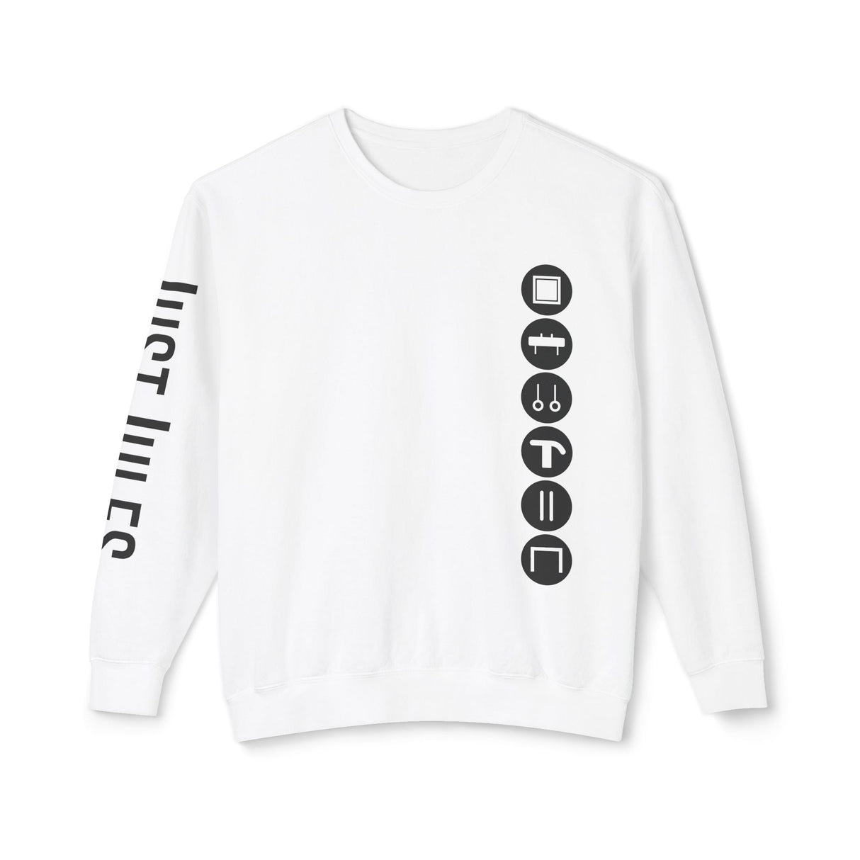 JUSTJULES - Men's Event Icons Lightweight Crewneck Sweatshirt - Chalklife, LLC