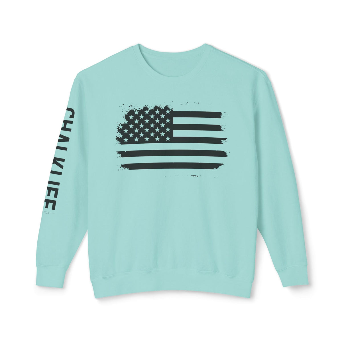 JustJules - Men's Gymnastics Stamp - Lightweight Crewneck Sweatshirt - Chalklife, LLC